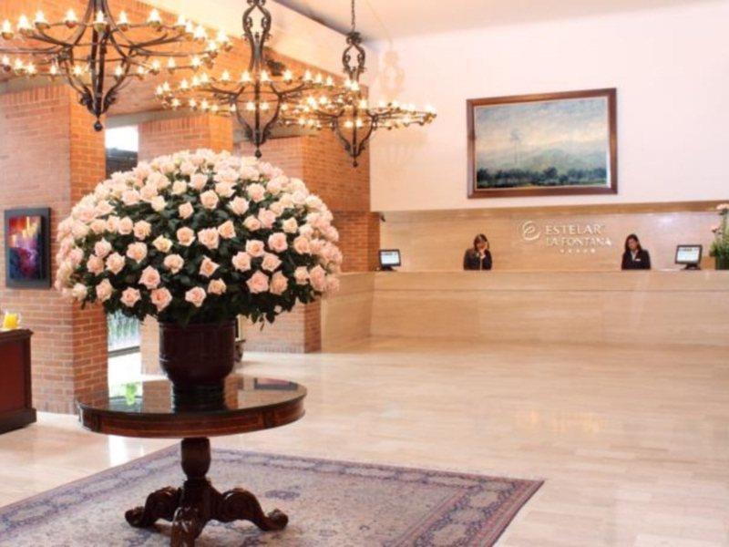 Hotel Estelar La Fontana Bogotá Zewnętrze zdjęcie Reception
